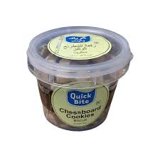 Quick Bite Chessboard Cookies Biscuit 350g (Jar)