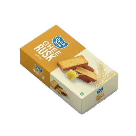 Quick Bite Ghee Rusk 125g (Paper Box)