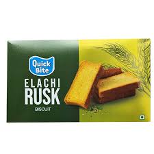 Quick Bite Elachi Rusk 125g (Paper Box)